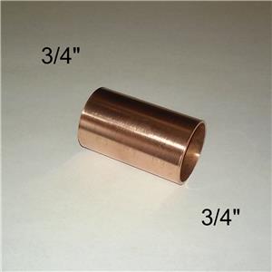 3/4 COUPLING W/O STOP CU
